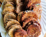 Foto del paso 4 de la receta: Milanesa de berenjena rellena con queso