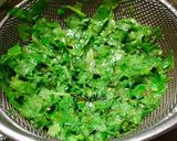 A picture of step 3 of Kothmari Chiwda.