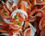 Foto del paso 2 de la receta: Bifes a la Essen con verduras cocidas y crudas!!