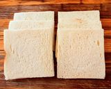 A picture of step 1 of Bacon-wrapped toasted bread rolls.