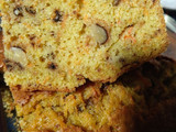 PostreQueque de zanahoria y frutos secos