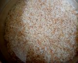 A picture of step 3 of Karela vadi matta/ red rice.