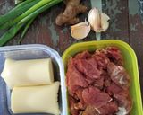 Foto langkah ke 1 dari resep Mun Tahu Daging.