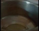 A picture of step 2 of Haryali or Chutney kaleji.