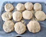 Foto del paso 4 de la receta: English muffins, bollos ingleses sin horneado, en panificadora