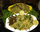 हेल्दी, पौष्टिक हंडी पालक पुलाव (palak pulao recipe in marathi) रेसिपी स्टेप 7 फोटो
