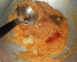 A picture of step 3 of Peas Mushroom Curry.