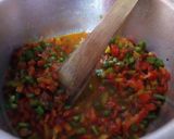 A picture of step 2 of Fried rice and sausages#myuniquericecontest.