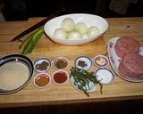 A picture of step 1 of Jamaican beef patties.