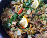 Foto del paso 10 de la receta: Revuelto sin huevos de acelgas tiernas, puerros y berenjenas