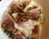 Foto del paso 5 de la receta: Pasta rellena con salsa de trufa y nueces variadas