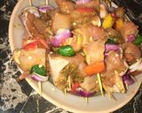 A picture of step 2 of Chicken kebab.