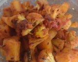 আলু ফুলকপির তরকারি (Aloo fulkopir tarkari recipe in Bengali) রেসিপির ধাপ 3 ছবি