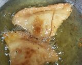 A picture of step 3 of Samosa made with wheat flour.