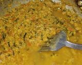 A picture of step 5 of Methi daal.