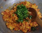A picture of step 3 of Pao bhaji packet.
