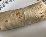 A picture of step 7 of California Style Breakfast Burrito.