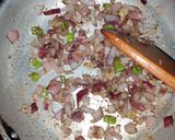 A picture of step 1 of Oriental sausages.