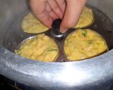 A picture of step 5 of Masala idli.