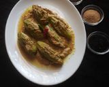 সর্ষে -পোস্ত ঝালে চেরা পটলের কোর্মা (sorshe posto jhale chera potoler korma recipe in Bengali) রেসিপি ধাপ - 10 ছবি