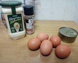 Foto del paso 1 de la receta: ✅🗣📢 Huevos rellenos de atún 🥚