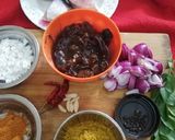 A picture of step 1 of செட்டி நாட்டு மீன் குழம்பு.