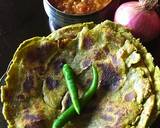 Palak laccha paratha recipe step 6 photo