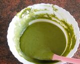 Une image de l'étape 11 de La recette du gâteau au chocolat matcha.