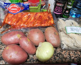 Foto del paso 1 de la receta: Costillar adobado con setas y patatas