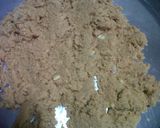A picture of step 6 of Milkmaid Creations- Besan Laddoo mix.