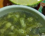Foto langkah ke 5 dari resep 38#- es serut melon selasih.