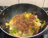 A picture of step 9 of Little millet bisi bele bath.