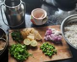 A picture of step 1 of Nagpur style Batata poha with kadhi.