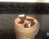 A picture of step 4 of Oreo cookie shake.