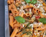 Une image de l'étape 3 de 🍝 Pâtes espagnoles crémeuses au chorizo et aux poivrons.