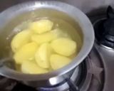 A picture of step 1 of Kasondi pickles potatoes kabab.