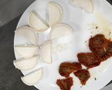 Foto del paso 5 de la receta: Raviolis de calabacín con crema de champiñones