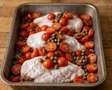 Foto del passaggio 2 della ricetta Petti di Pollo al Forno Mediterranei