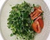 Hình bước làm 1 của món Salad chay