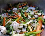 A picture of step 5 of Veggie Chicken Stir Fry.
