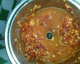 A picture of step 3 of Spicy red chilli chutney.