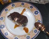 A picture of step 14 of Chocolate cake with ganache.
