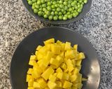 Foto del paso 1 de la receta: 🌱 Guisantes con jamón y patatas con huevos escalfados 🍳 Estilo “la Finita” 🧑🏽🍳