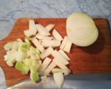Csirkemell "Bercy"-módra recept fázis 3 fotója