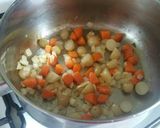 A picture of step 4 of Vickys Roasted Yellow Tomato Soup, GF DF EF SF NF.
