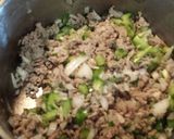 A picture of step 2 of egg plant lasagna .