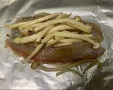 รูปขั้นตอนการทำที่ 4 ของ ปลาดอลลี่อบฟอยล์ 焼き魚