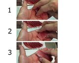 A picture of step 13 of Traditional Tuna Nigiri Sushi.