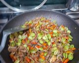 Foto langkah ke 4 dari resep Tumis teri jengki pete.