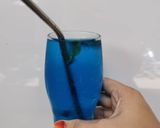 Gambar langkah 4 resipi Ocean blue merdeka.